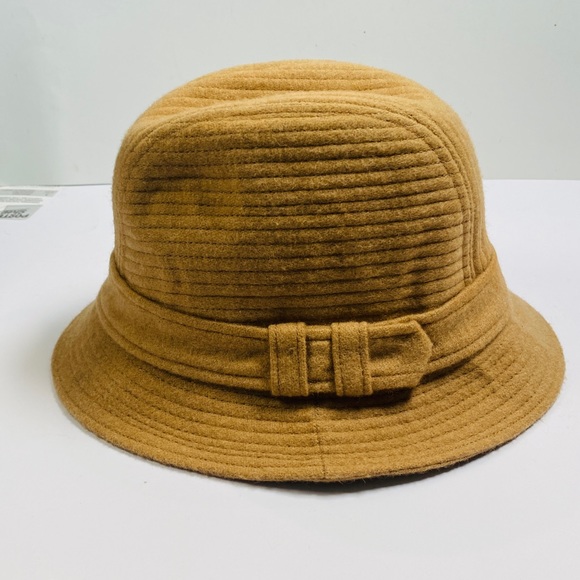 70s Unisex 100% Camel Hair Traveller Style Hat By Deerskin Trading Post - Picture 7 of 8